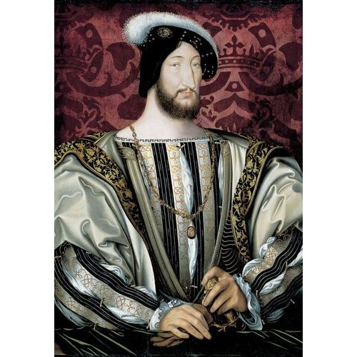 Jean Clouet : Portrait De François Ier, Roi De France, 1530 - Puzzle 12 Pièces