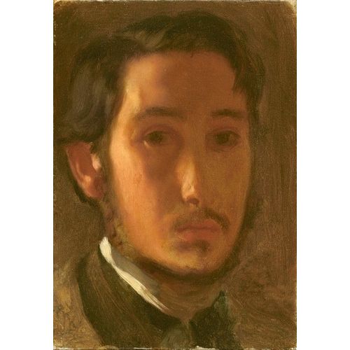 Edgar Degas : Autoportrait Avec Col Blanc, 1857 - Puzzle 12 Pièces