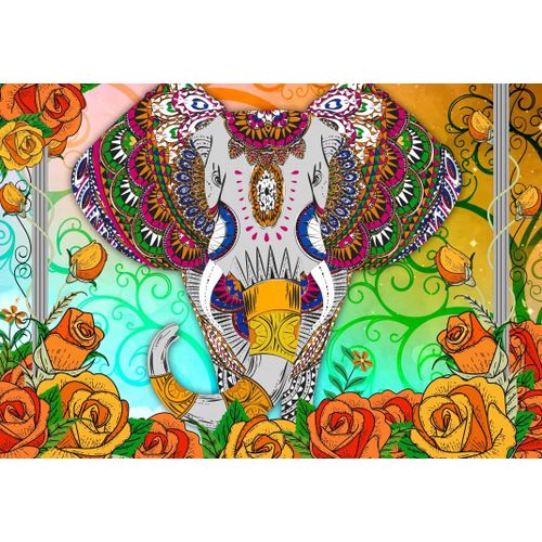 Colorful Elephant - Puzzle 1000 Pièces