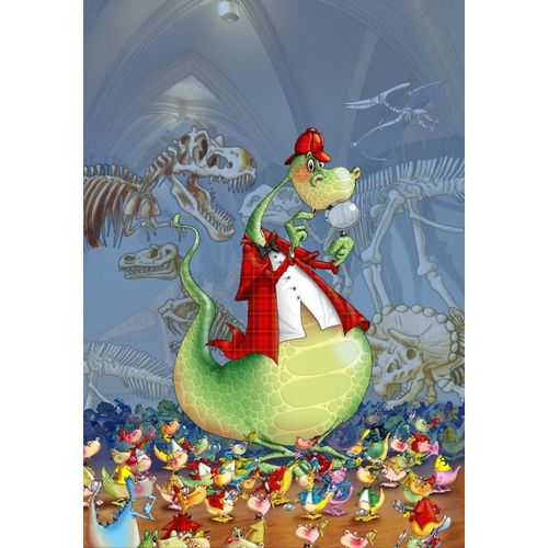 François Ruyer: Inspecteur Dragon - Puzzle 12 Pièces