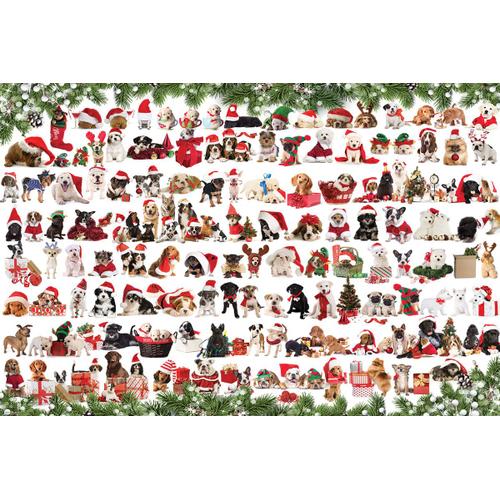 Holiday Dogs Tin - Puzzle 1000 Pièces