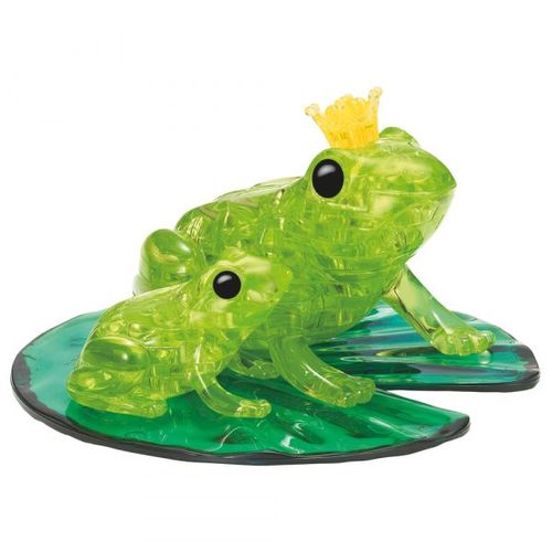 Puzzle 3d - Crystal Puzzle - Couple De Grenouilles - 43 Pièces