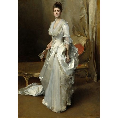 John Singer Sargent : Margaret Stuyvesant Rutherfurd White (Mrs. Henry White), 1883 - Puzzle 12 Pièces
