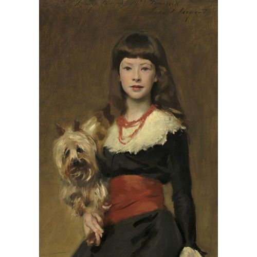 John Singer Sargent : Miss Beatrice Townsend, 1882 - Puzzle 12 Pièces