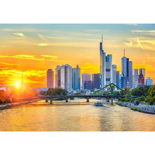 Deutschland Edition - Frankfurt Am Main, Bankenviertel - Puzzle 12 Pièces