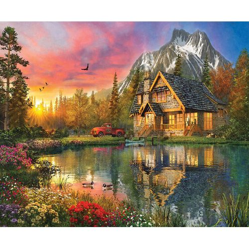 Dominic Davidson - The Mountain Cabin - Puzzle 1000 Pièces