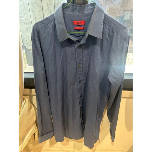 Chemise Hugo Boss Bleue Homme Taille L