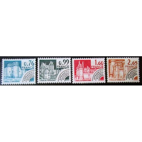 1980. Série Complète Préob166 À Préob169: Monuments Historiques (2).