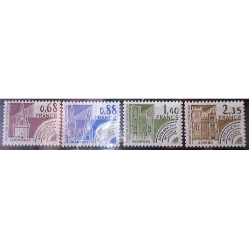1979. Série Complète Préob162 À Préob165: Monuments Historiques (1).
