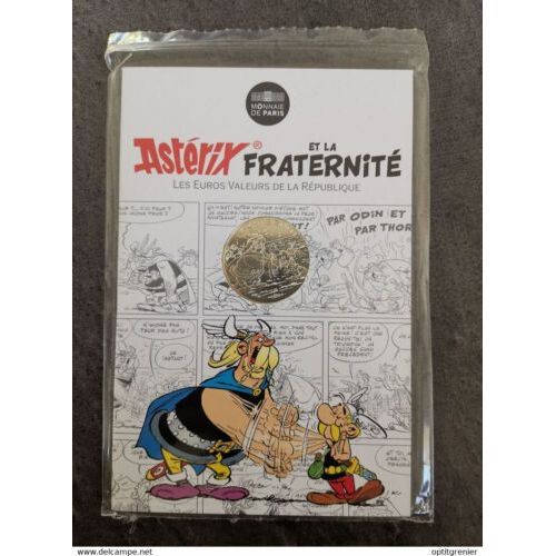 Asterix Et La Fraternite Pièce 10 Euros Argent Valeurs De La Republique