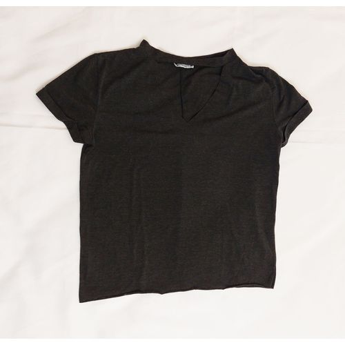 T-Shirt Mc Décolleté Femme Taille M Marque Gémo - Noir