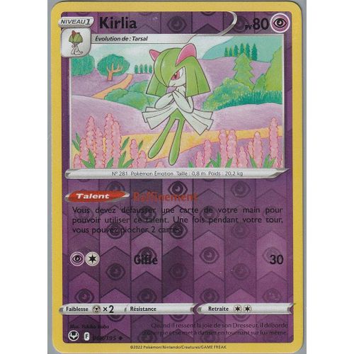 Carte Pokemon - Kirlia - 068/195 - Reverse - Eb12 Tempête Argentée -