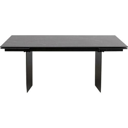 Table À Rallonges Novel 180x90cm Noire Kare Design
