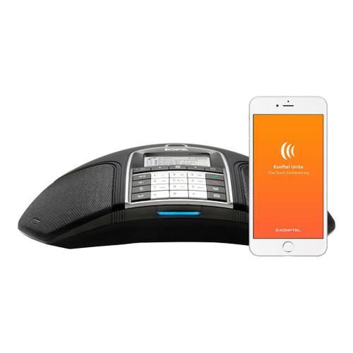 Konftel 300IPx - Téléphone VoIP de conférence - SIP v2 - Noir réglisse - pour Konftel C50300IPx Hybrid