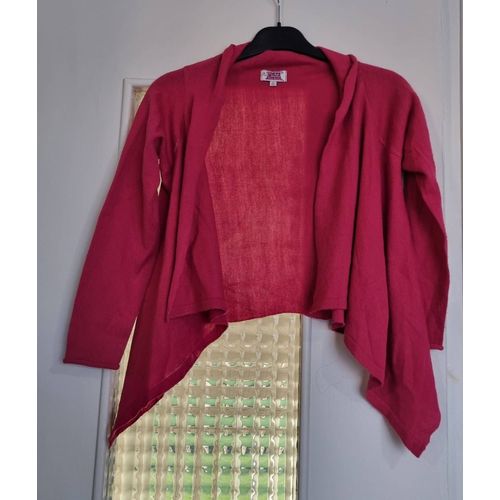 Gilet Rose Asymétrique Cécilia Girl Taille 10ans