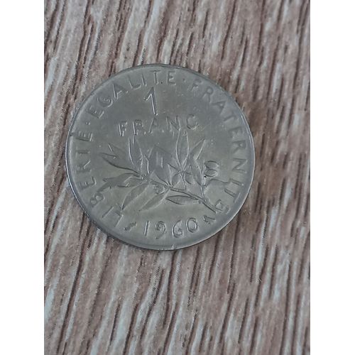 Piece 1 Franc 1960 Parfait État