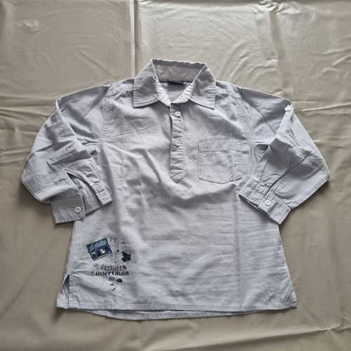 Chemise Bleu Clair Sergent Major Taille 4ans