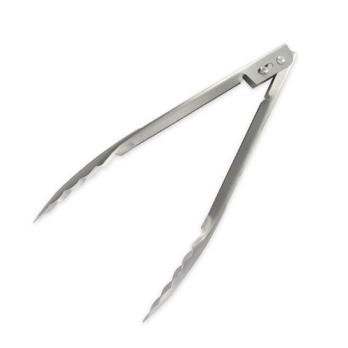 Fackelmann 40954 Pince De Cuisine Inox, Pince De Cuisine, Pince Multifonction, Acier Inoxydable, Argenté, 23 Cm