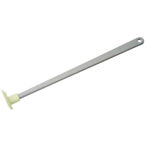 Fackelmann 33012 Racloir Fond De Pot, Racloir Manche Long, Racloir, Silicone, Plastique, Gris, Vert Pâle, 23 X 1,4 X 2,3 Cm