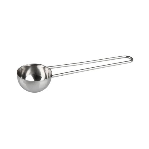 Fackelmann 42254 Cuillère doseuse à café pour environ 8 gr, cuillère inox, cuillère à mesurer, Acier inoxydable, 14 x 2 x 4 cm