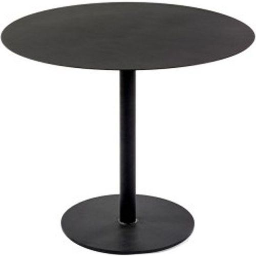 Table De Bar Ronde Acier Noir - Serax
