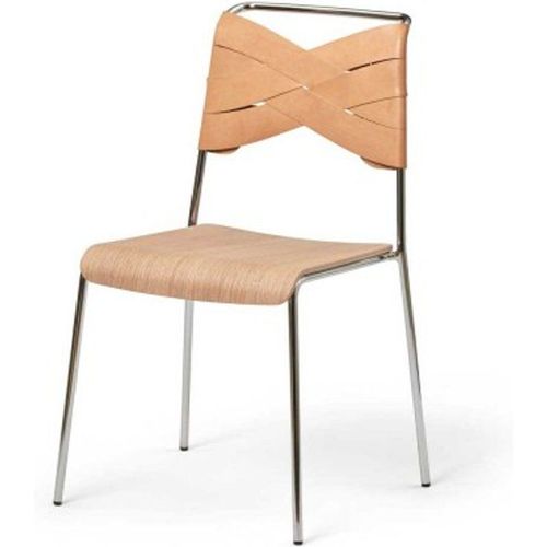 Chaise Torso Chêne & Cuir Naturel - Design House Stockholm