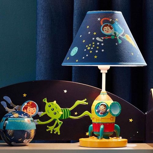 Lampe Enfant Outer Space Chevet Bureau Veilleuse Chambre Bébé Garçon Td-12335ae