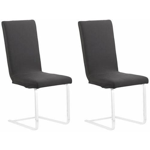 2 Housses De Chaise Extensibles Et Écologiques - Noir