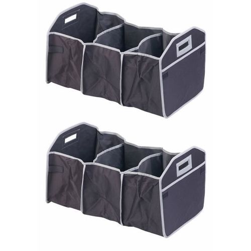 2 Sacs De Rangement Pliables Xl Pour Coffre Avec Compartiment Isotherme