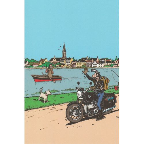 Carte Postale Margerin Frank Festival Bd Le Pellerin 2022 (Lucien Je Veux Une Harley....)