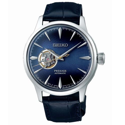 Montre Seiko Presage Automatique Fond Bleu