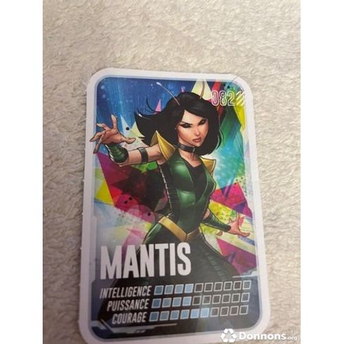 Carte Marvel Mantis 082 Leclerc 2022