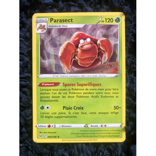 Carte Pokémon Parasect 005/196