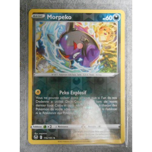 Morpeko Reverse 116/195 - Eb12 - Tempête Argentée - Vf