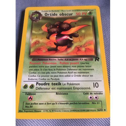 Pokemon Ortide Obscur 36/82 Française Team Rocket 1999 Wizards