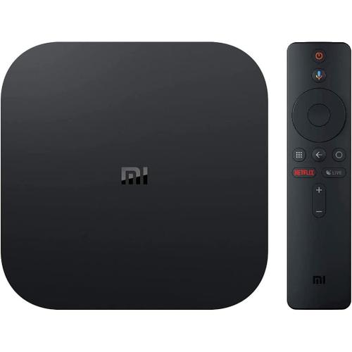 Xiaomi MI TV Box S Boîtier Multimedia Streaming 4K Ultra HD, Bluetooth, Wi-FI Noir