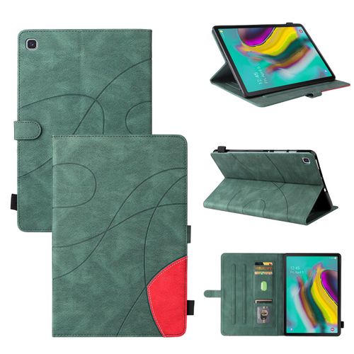 Coque Pour Tablet Samsung Galaxy Tab S5e 2019/Sm-T720,Etui Pour Tablet Samsung Galaxy Tab S5e 2019/Sm-T720 Pu Housse Flip Coque Avec Built Stand Et Magnétique Fermeture Bande,Vert