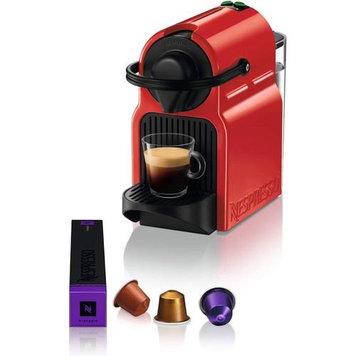 Krups Nespresso Inissia rouge, Machine à café , Cafetière expresso à dosettes, Compacte Automatique, Pression 19 bars YY1531FD