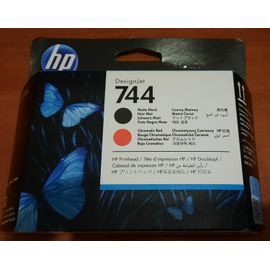 HP 744 - Noir, rouge chromatique - tête d'impression - pour DesignJet Z2600 PostScript, Z5600 PostScript