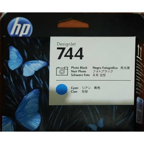 HP 744 - Cyan, photo noire - tête d'impression - pour DesignJet Z2600 PostScript, Z5600 PostScript