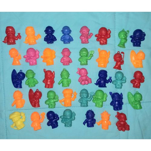 Enorme Lot De 39 Figurines Kiki Bonux Porte Crayon Jouet Enfant Années 80 90 - Collection Rare