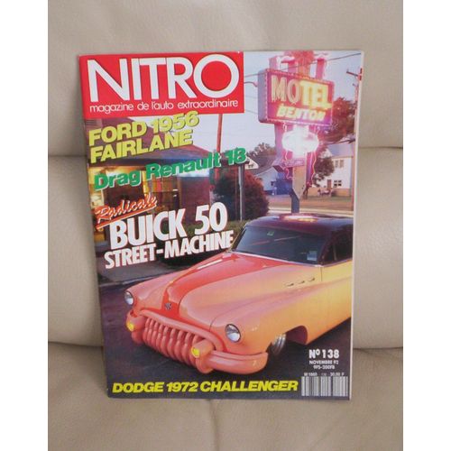 Nitro N° 138 - Buick 50 - Challenger 1972 Street-Machine - Ford Fairlane 1956 - Chevrolet Caprice Classic - Honda Shadow...
