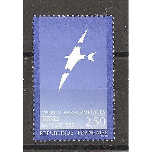 2734 (1991) Jeux Paralympiques À Tignes N** (Cote 1,25e) (0945)
