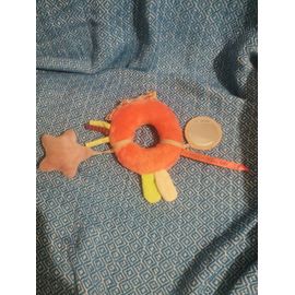 Doudou Anneau Éveil Miroir Grelot Étoile Rose Vert Violet Du Pareil Au Même