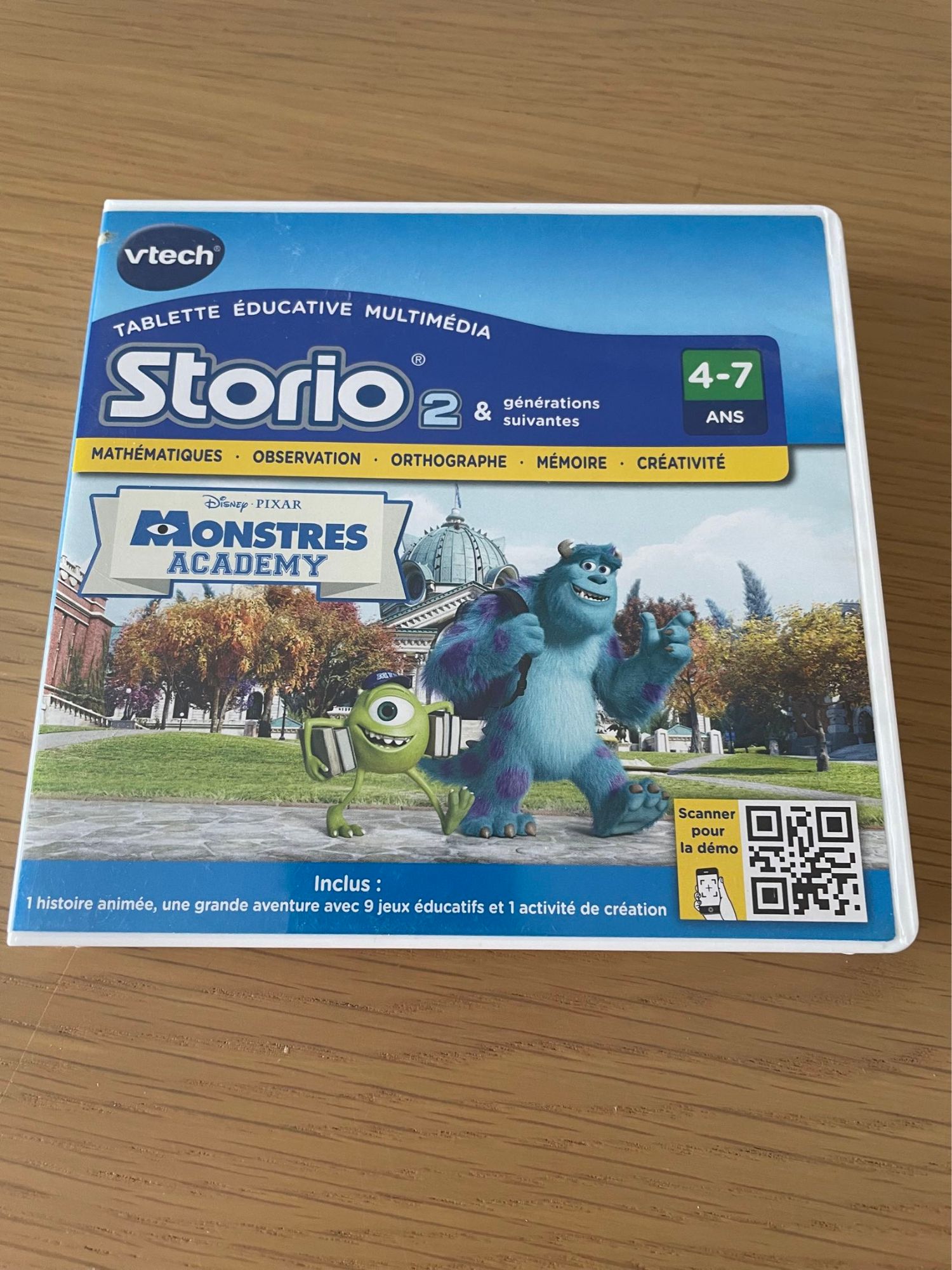 Jeu Storio - Disney Pixar Monstre Academy