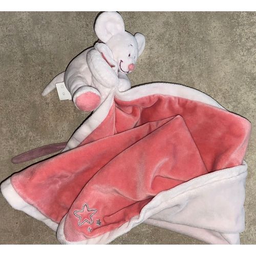 Doudou Ma Première Couverture Noukie¿S Mia Souris Et Victoria Peluche Bébé 