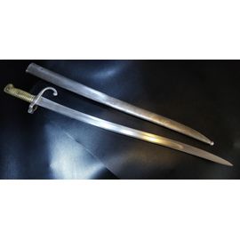 Very Rare Chassepot Model 1866 Bayonet-Sword With Scabbard, Manufactured In 1869 By Potts & Hunt.