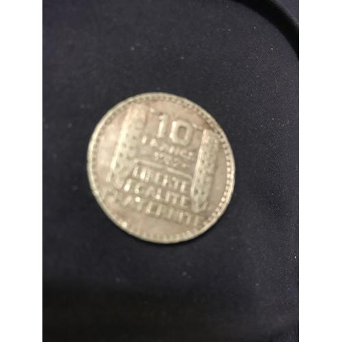 Pièce Monnaie Française Argent 10 Francs Turin - 1932