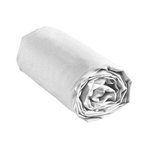 Drap Housse En Coton "Biolina" 140x190cm Blanc