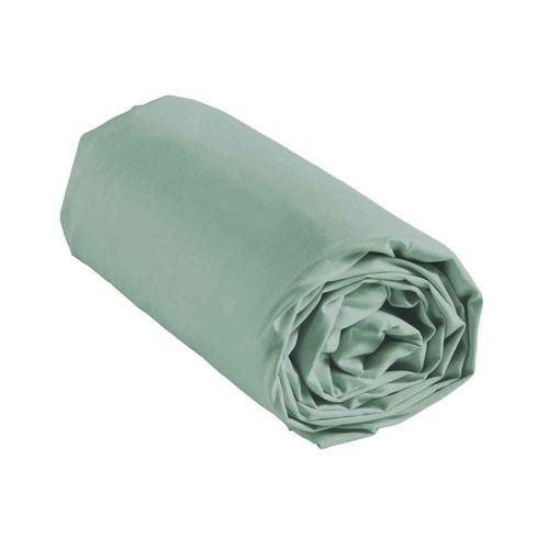 Drap Housse En Coton "Biolina" 160x200cm Sauge
